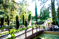 Outdoor wedding Pasadena-Mansion
